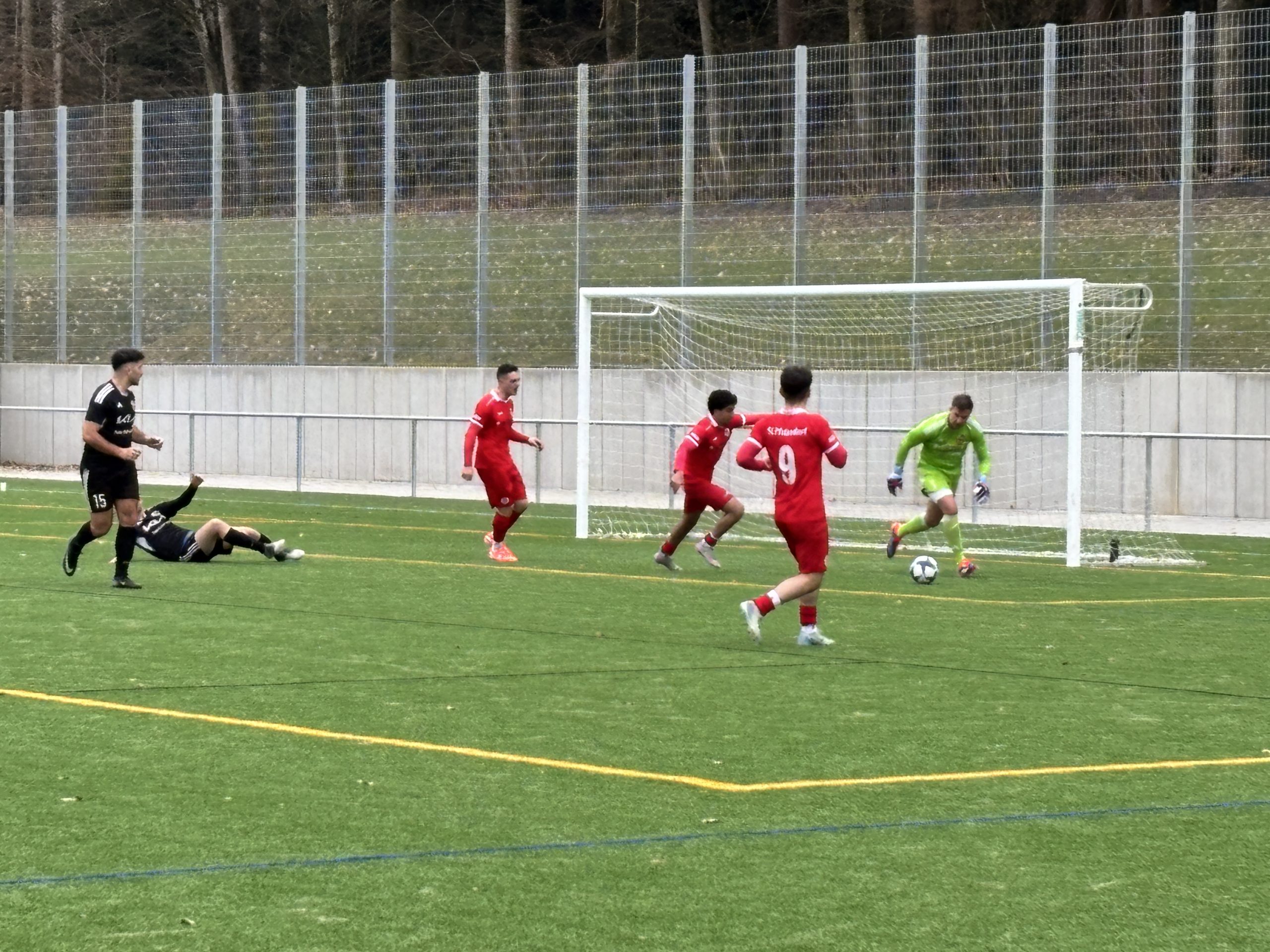 Mehr über den Artikel erfahren SV Mühlhausen führt 2:0 in Pfullendorf, aber die SCP-Fohlen gleichen zum 2:2 aus